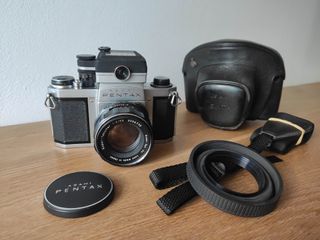 Pentax S1a + Lente Super-Takumar + fotometro + ACC