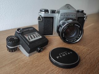 Pentax S1a + Lente Super-Takumar + fotometro + ACC