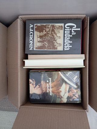 Novelas, libros de arte, historia....