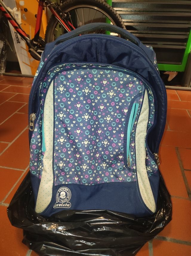 Zaino Invicta trolley fantasia fiori