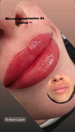 Micropigmentacion cejas y labios Microblading