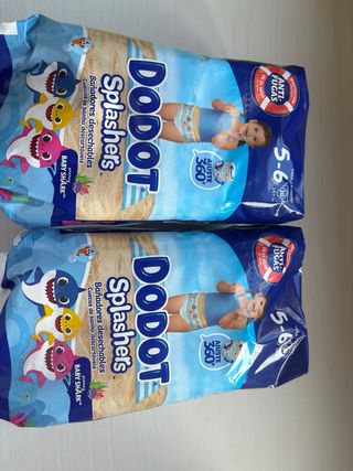 Pañales Dodot Splashers Talla 5-6
2 paquetes