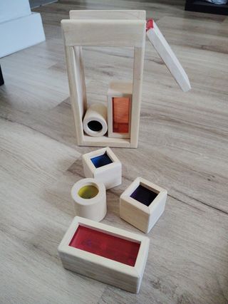 Lote Sonajeros Madera Colores