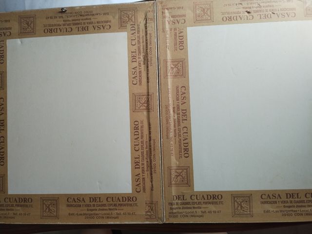 2 Cuadros Vintage Florales Marco Dorado