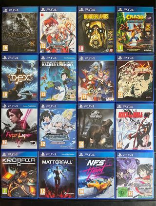 Juegos PS4 15€/unidad