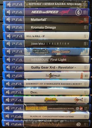 Juegos PS4 15€/unidad