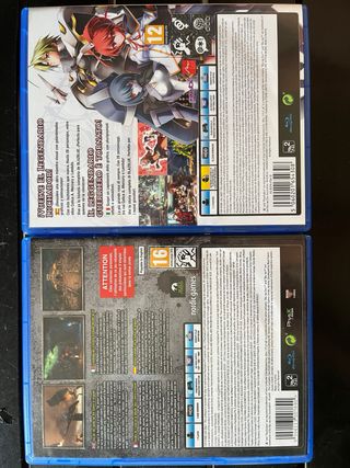 Juegos PS4 15€/unidad