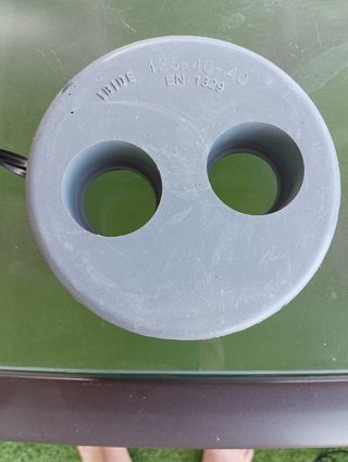 Reducción PVC 125-40-40 EN 1329