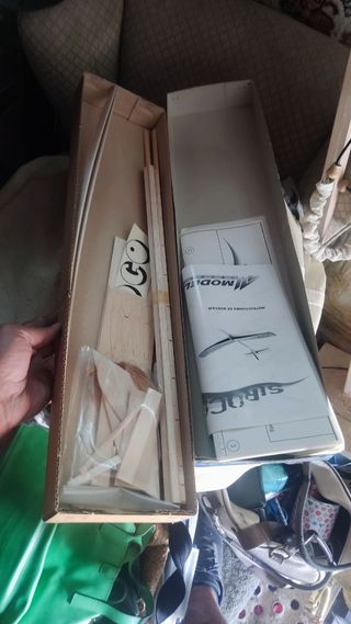 ANTIGUO AVION PLANEADOR Siroco DE LOS AÑOS ´80