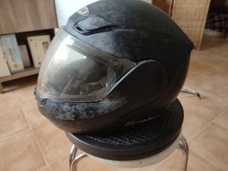 Casco de moto Zeus negro