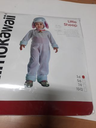 Disfraz Oveja 3/4 años