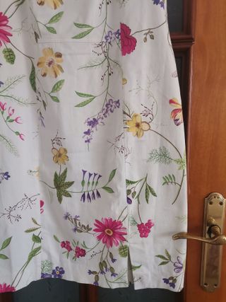 Vestido floral blanco