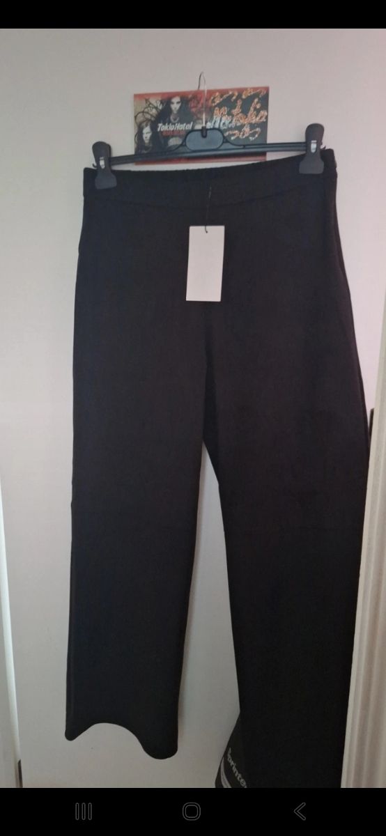 Pantalón Zara Antelina Negro Talla M/L