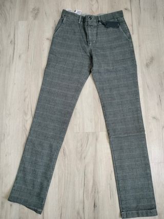 Pantaloni Tommy Hilfiger a quadri grigi