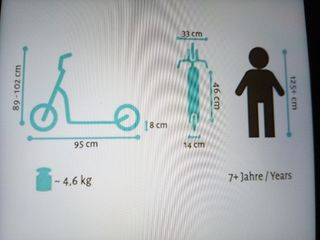 Patinete para niños ruedas grandes.