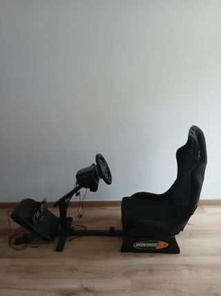 Cockpit Playseat + Volante Logitech G29 con cambio