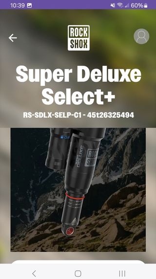 Amortiguador Rockshox Super Deluxe Select+ 205x65