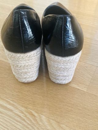 Sandalias de tacón negras