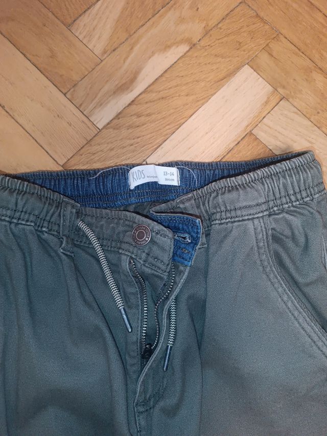 Pantalones cargo caqui 13/14 años