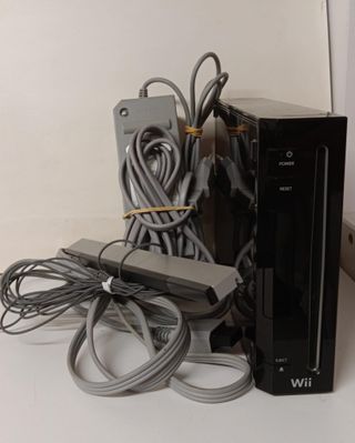 Nintendo Wii Nera Completa PAL RVL-001