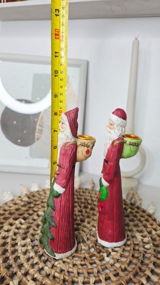 2 Figuras de Papá Noel