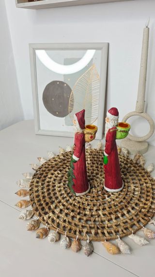 2 Figuras de Papá Noel