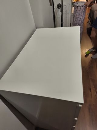 Cómoda Malm Ikea 4 cajones Blanca