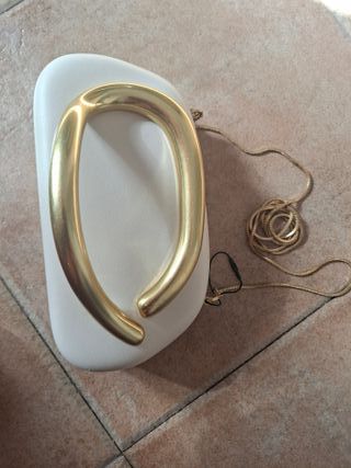 Bolso Caja Zara Blanco