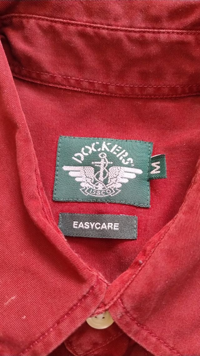 Camicia uomo Dockers rossa