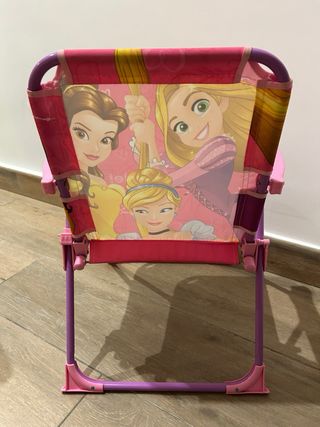 Sillas Infantiles Plegables Princesas y Trolls