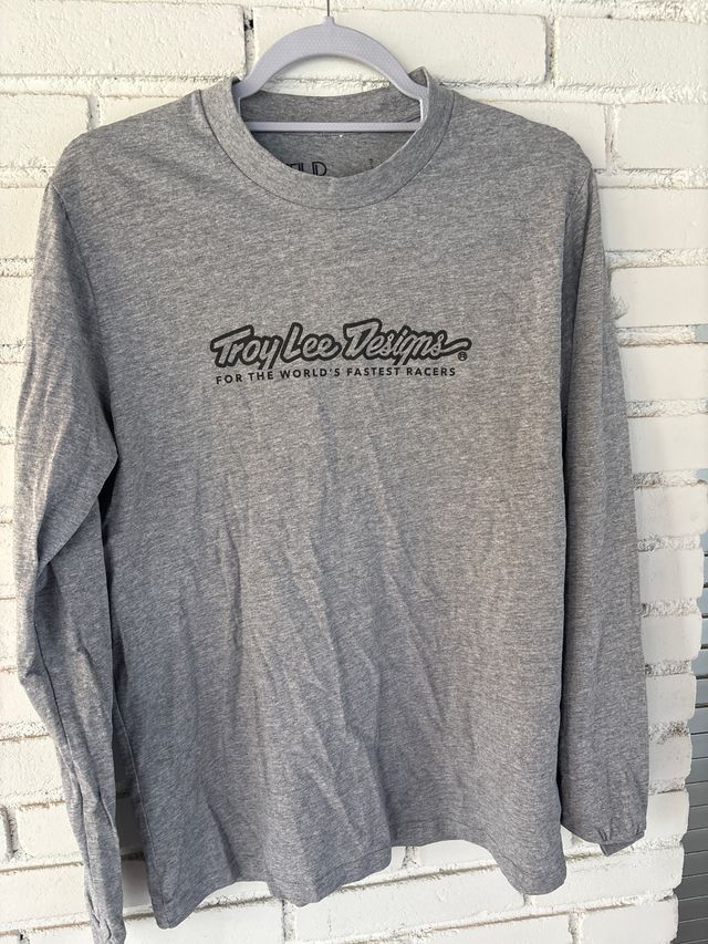 Troy Lee Designs Camiseta Manga Larga Gris