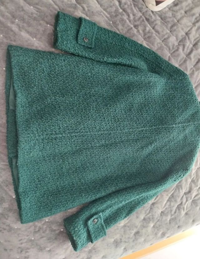 Abrigo verde talla M