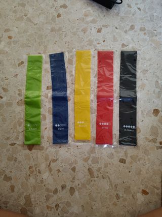Bandas Elásticas Fitness X-Light a X-Heavy