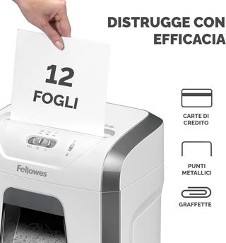 Distruggidocumenti Fellowes FS-12C, 12 fogli
