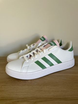 Adidas Scarpe Verdi e Bianche Taglia 42