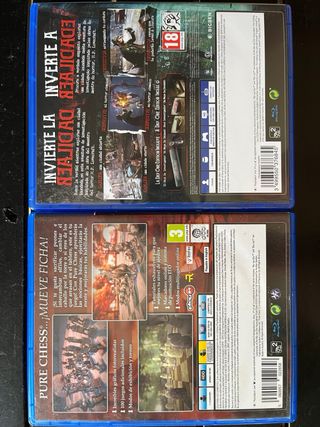 Juegos PS4 15€/unidad