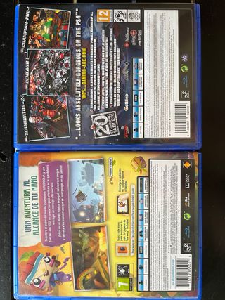 Juegos PS4 15€/unidad