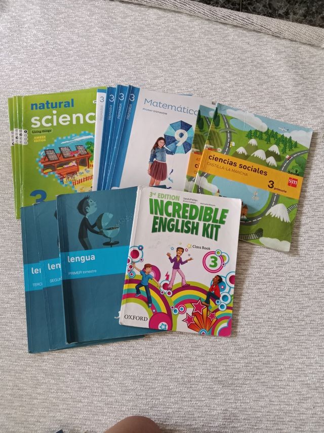 Lote libros 3° primaria