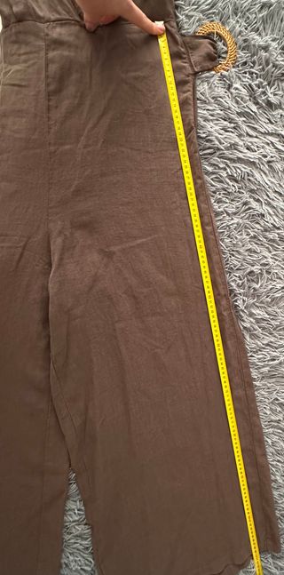 Mono largo Zara halter marrón Talla XL