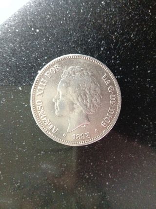 Moneda Alfonso XIII 1893
