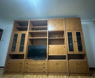 Mueble de salón modular madera
