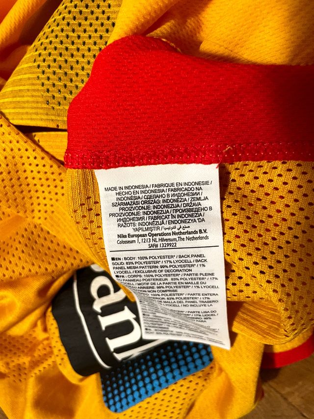 Camiseta Baloncesto España Nike visitante