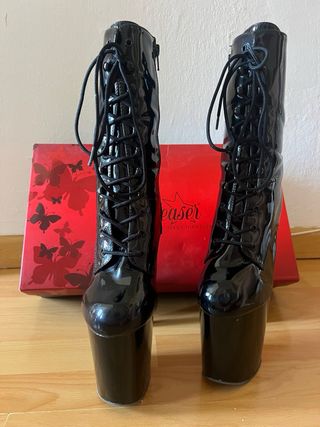 Botines Pole Dance by Pleaser XTREME negras 38