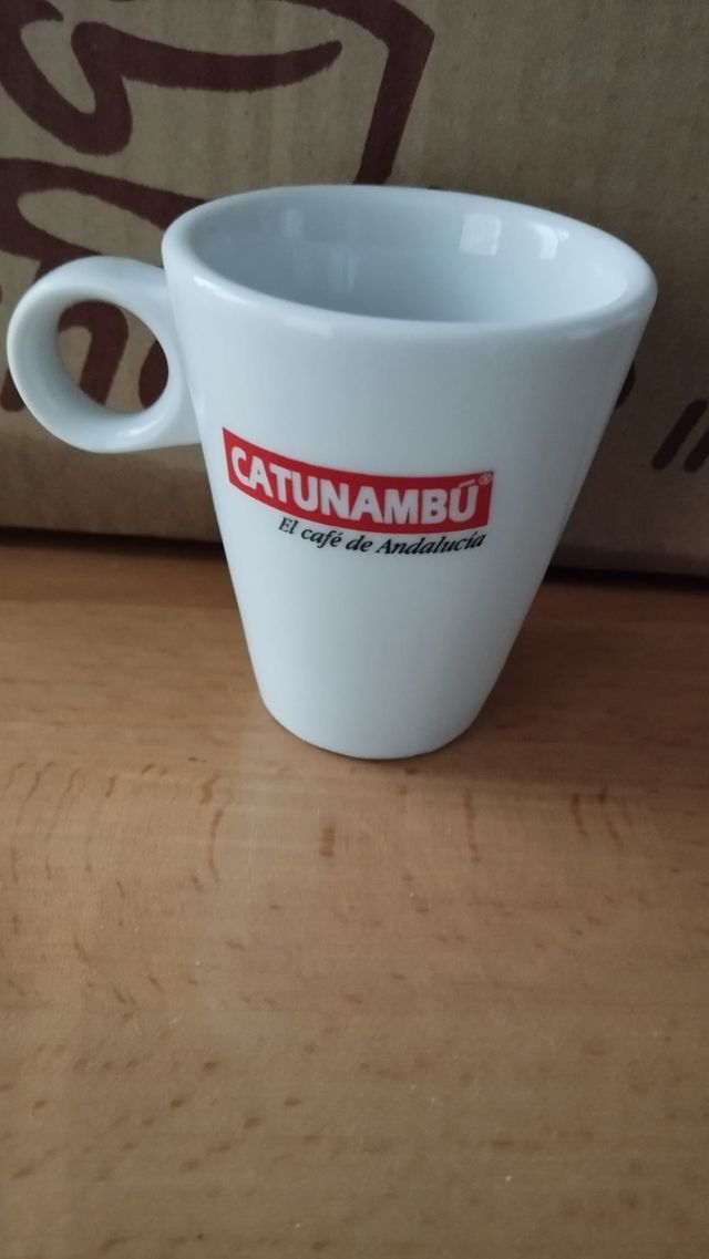 Pack 6 Tazas y Platos Porcelana