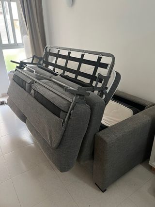 Sofá Cama Matrimonio Gris