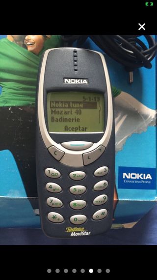 Nokia 3310 Libre Operador Azul/Gris. Caja