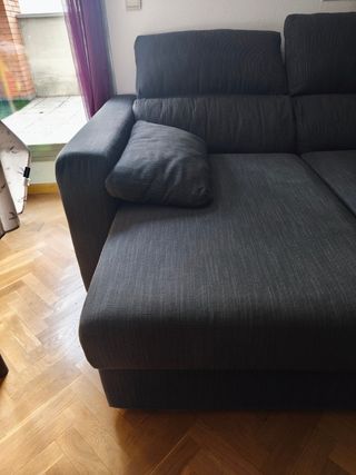 Sofá chaise longue ESKILSTUNA color gris antracita