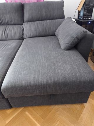 Sofá chaise longue ESKILSTUNA color gris antracita