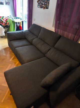 Sofá chaise longue ESKILSTUNA color gris antracita