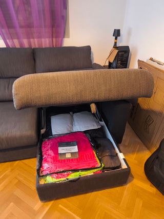 Sofá chaise longue ESKILSTUNA color gris antracita